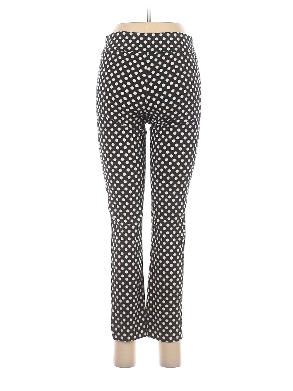 Erica Taylor Black and White Polka Dot Casual Pants. Size Medium - Picture 2 of 2